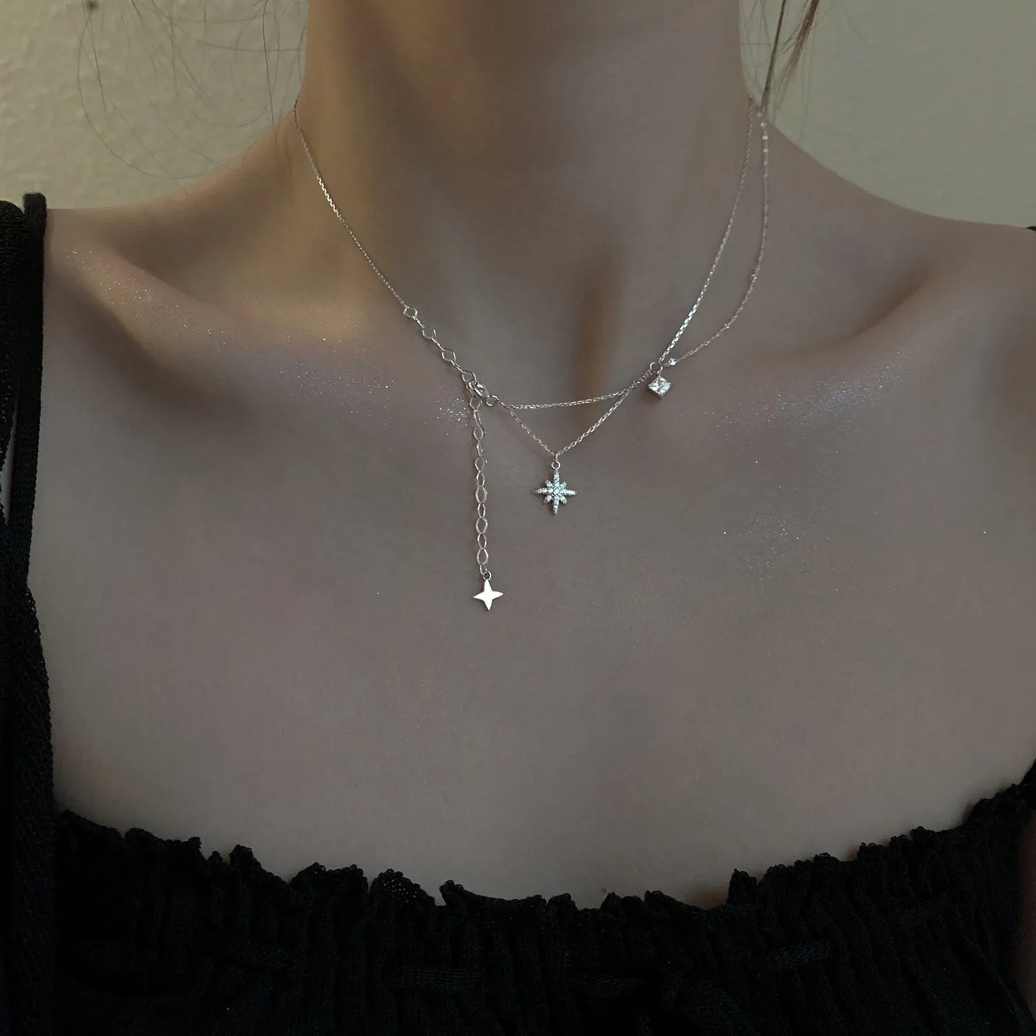 Celestial Necklace (Solid Silver)