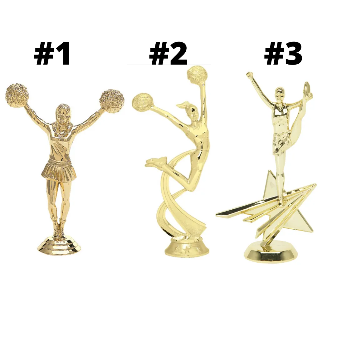 Cheerleading Trophy - Colored Column