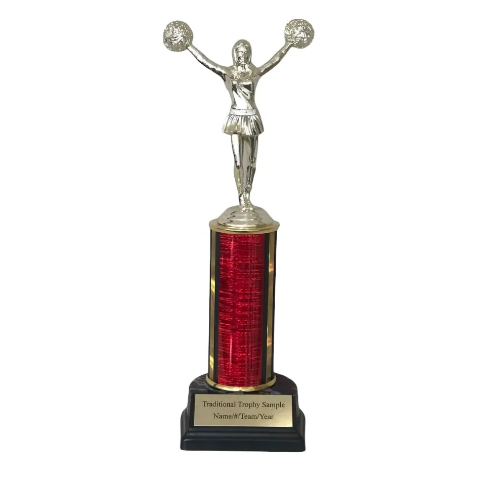 Cheerleading Trophy - Colored Column