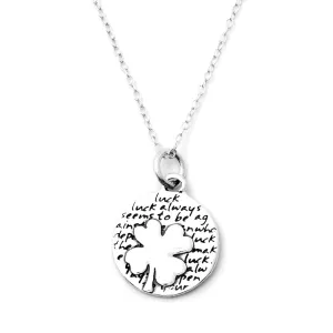 Clover Necklace (Luck)-D05SM