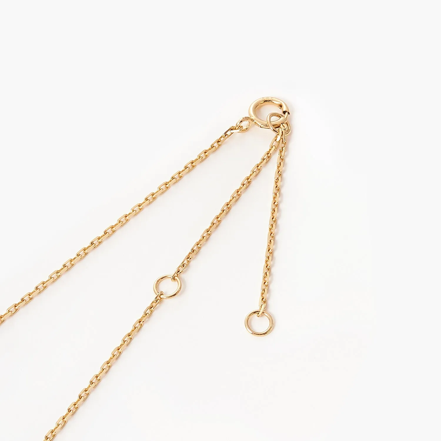 Clover Pendant Necklace With Moissanite Diamonds