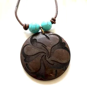 Coconut Flower Pendant