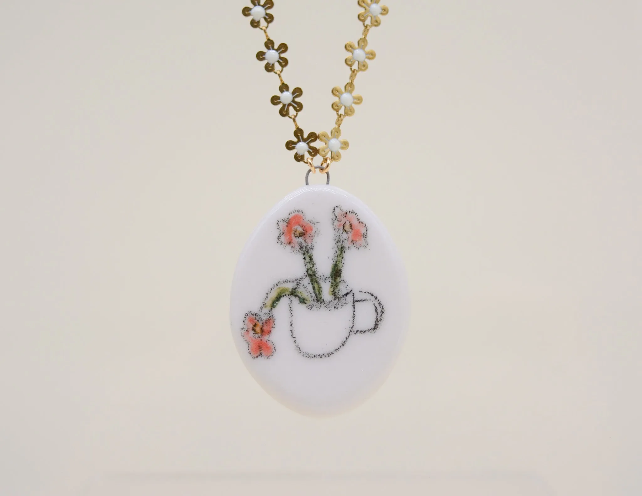 Coffee Cup Necklace