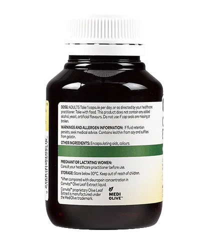 Comvita High Strength Olive Leaf Extract 60 Capsules
