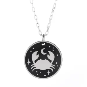 Crab Nebula Round Necklace