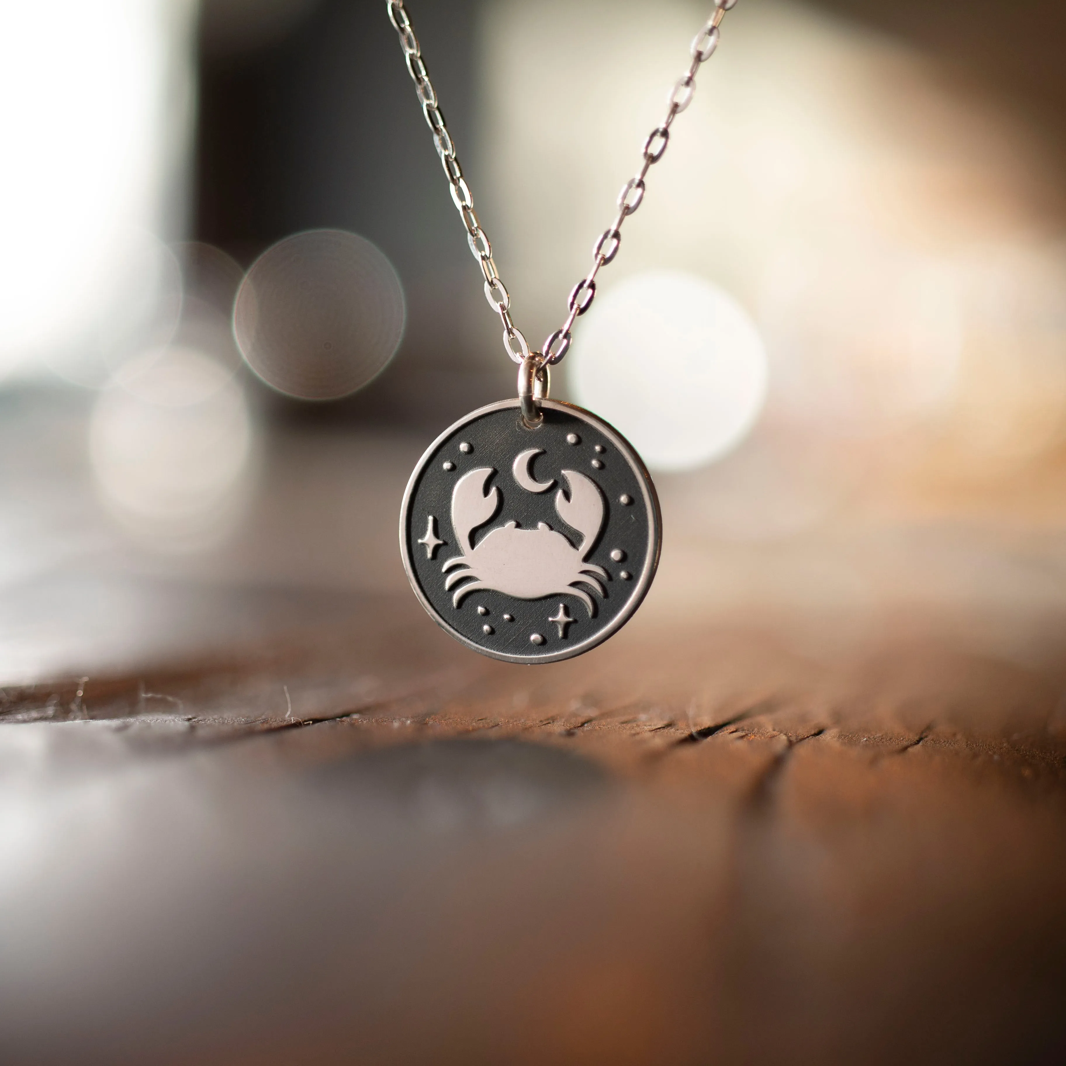 Crab Nebula Round Necklace