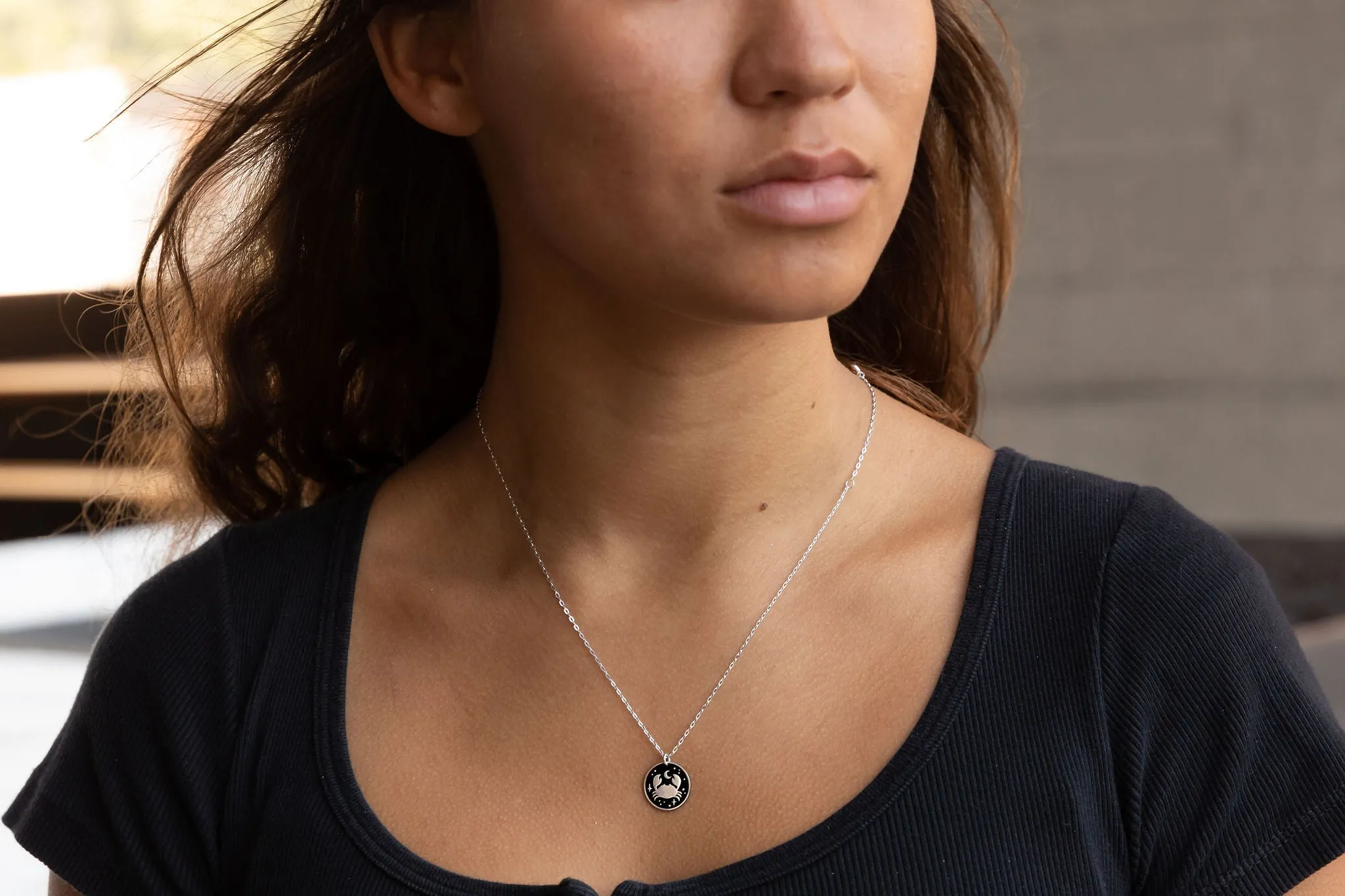 Crab Nebula Round Necklace