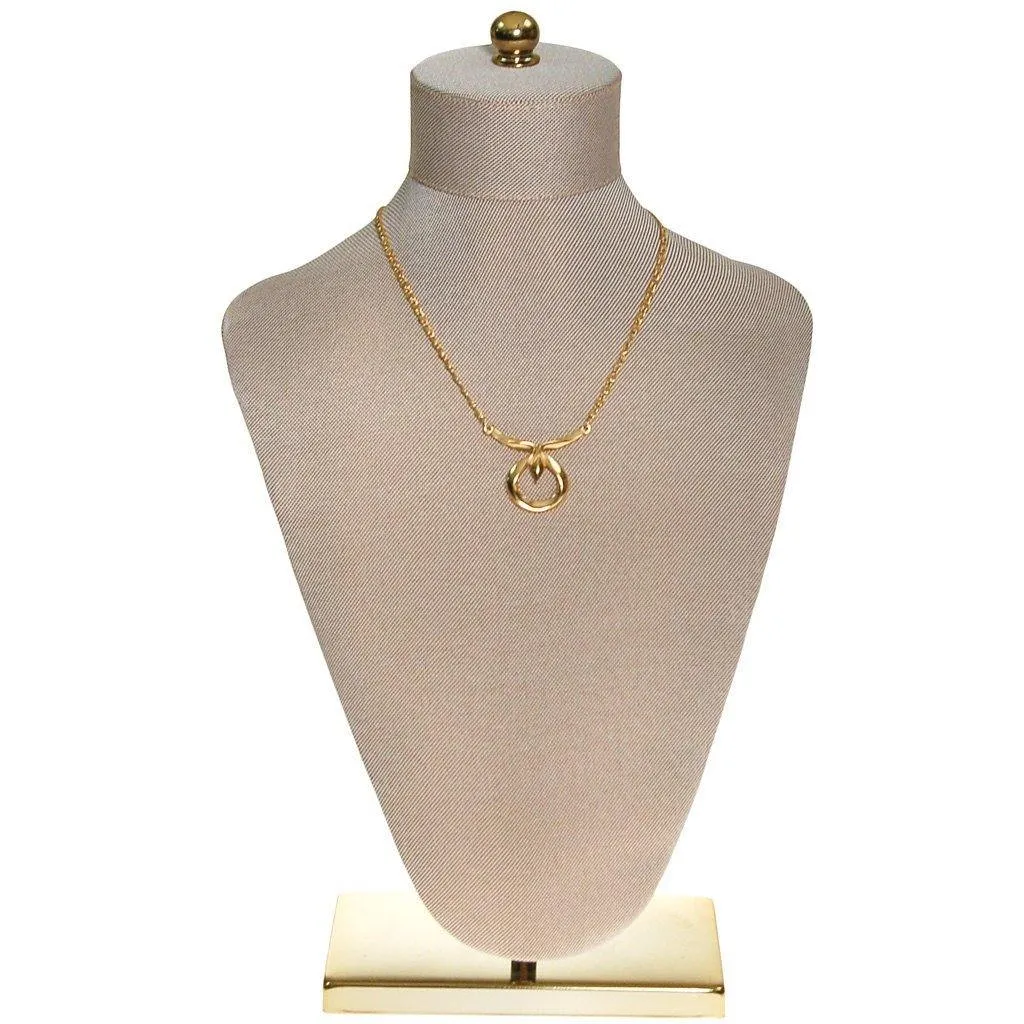 Crown Trifari Lotus Necklace, Gold Tone, Delicate Chain, Designer Vintage Jewelry, Orientalism, Asian Inspired