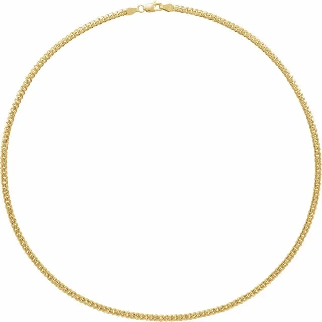 Cuban Link Chain Necklace 14kt - Special Order