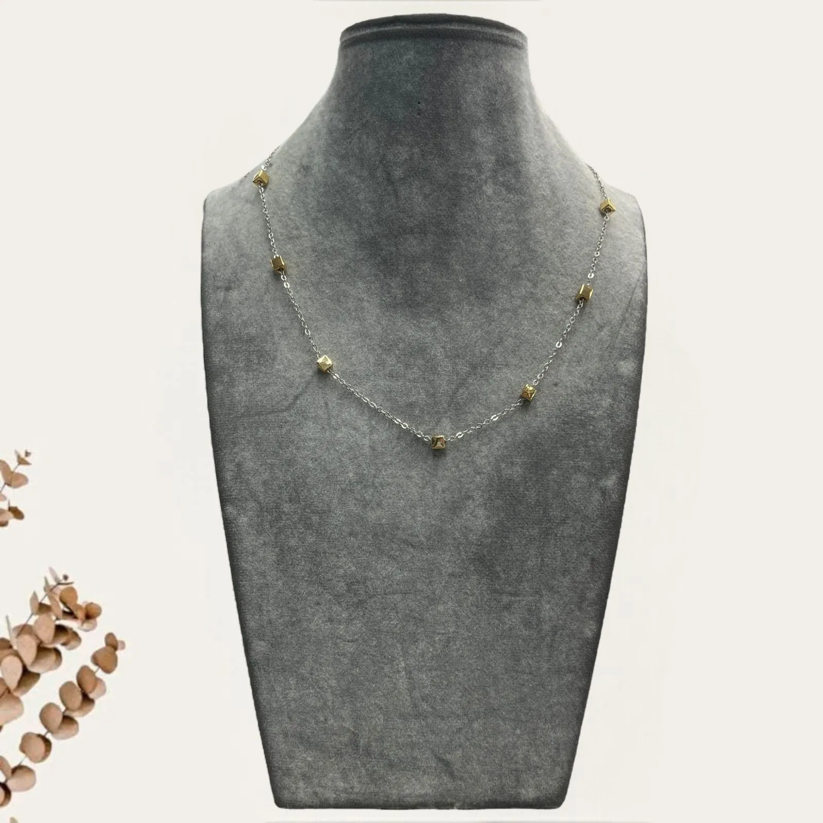 Cubes Chain Necklace