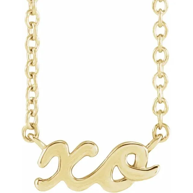 Dainty XO Necklace - Special Order