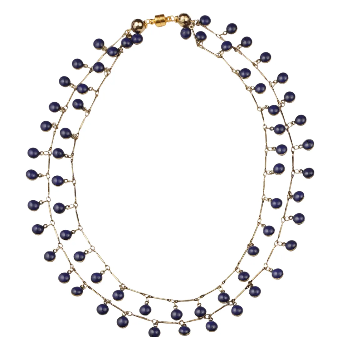 Dangle Enamel Necklace