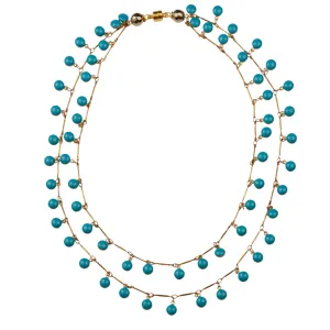 Dangle Enamel Necklace