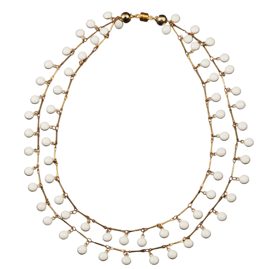 Dangle Enamel Necklace