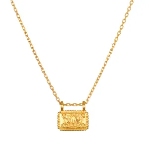 Dawn of Renewal Lotus Necklace