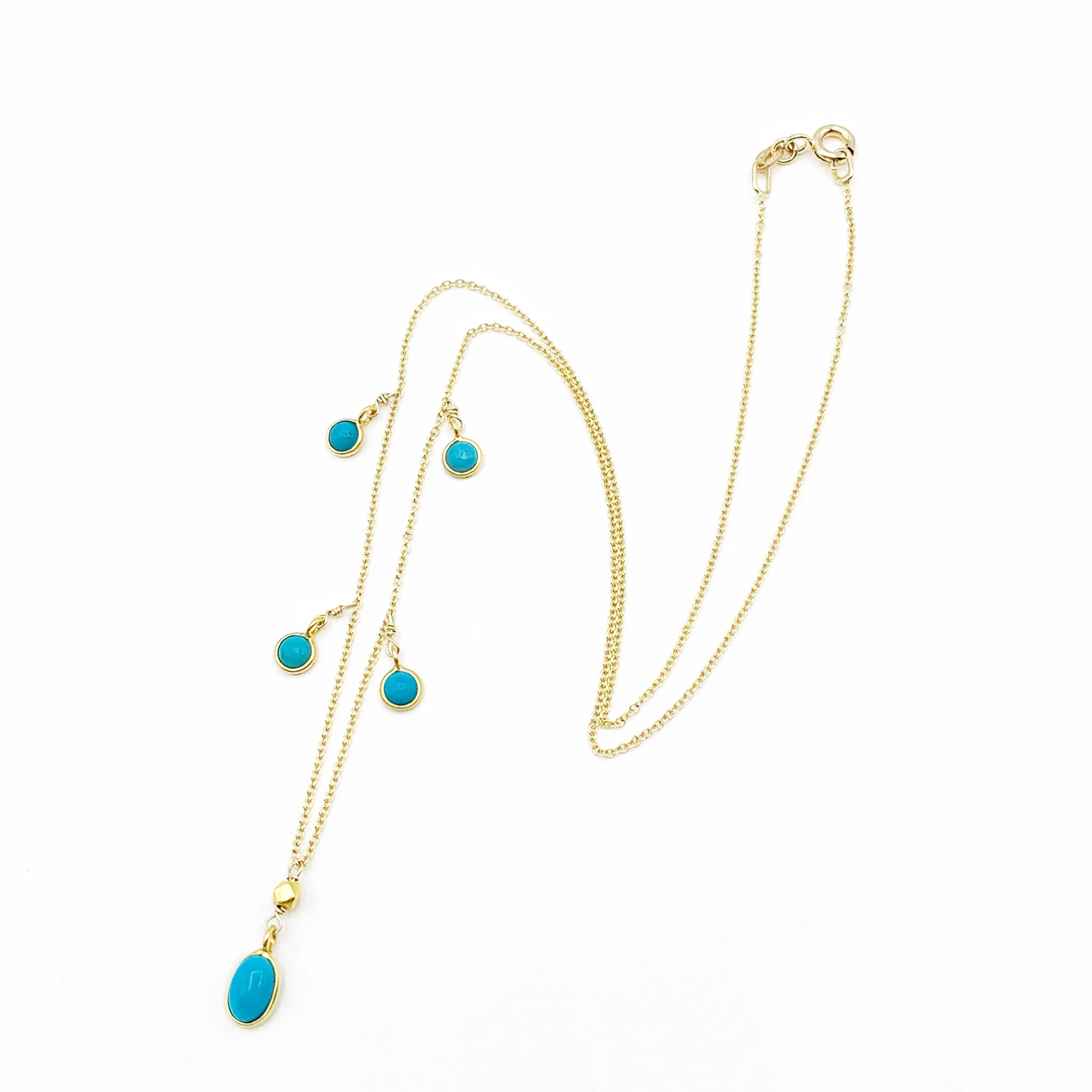 Delicate Blue Sky Turquoise Necklace