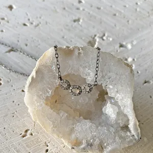 Delicate Diamond Slice Collar Necklace