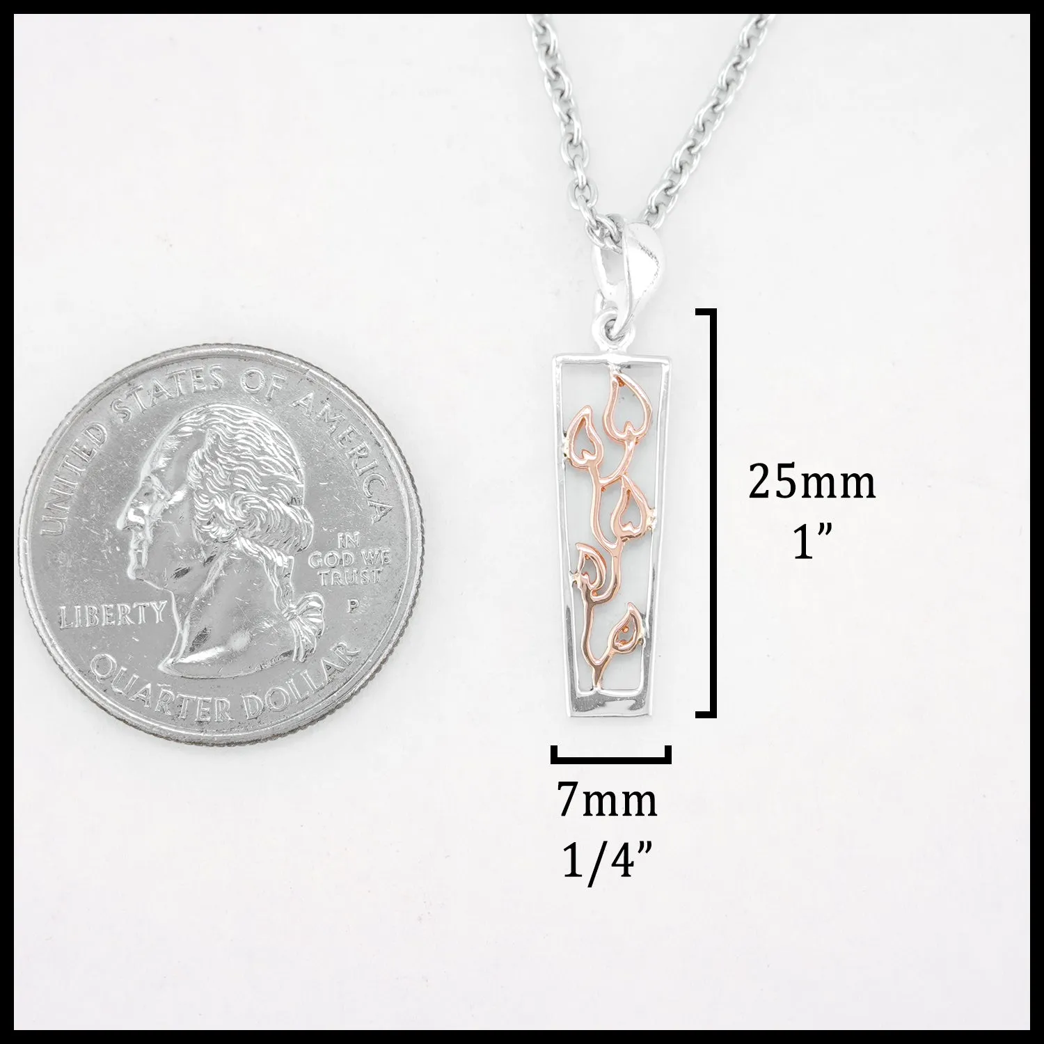 Delicate Floral Pendant