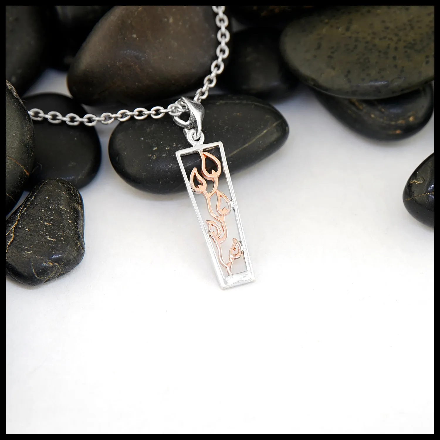 Delicate Floral Pendant