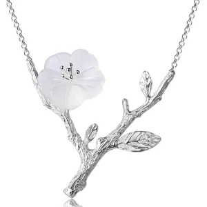 Delicate Flower in the Rain Necklace