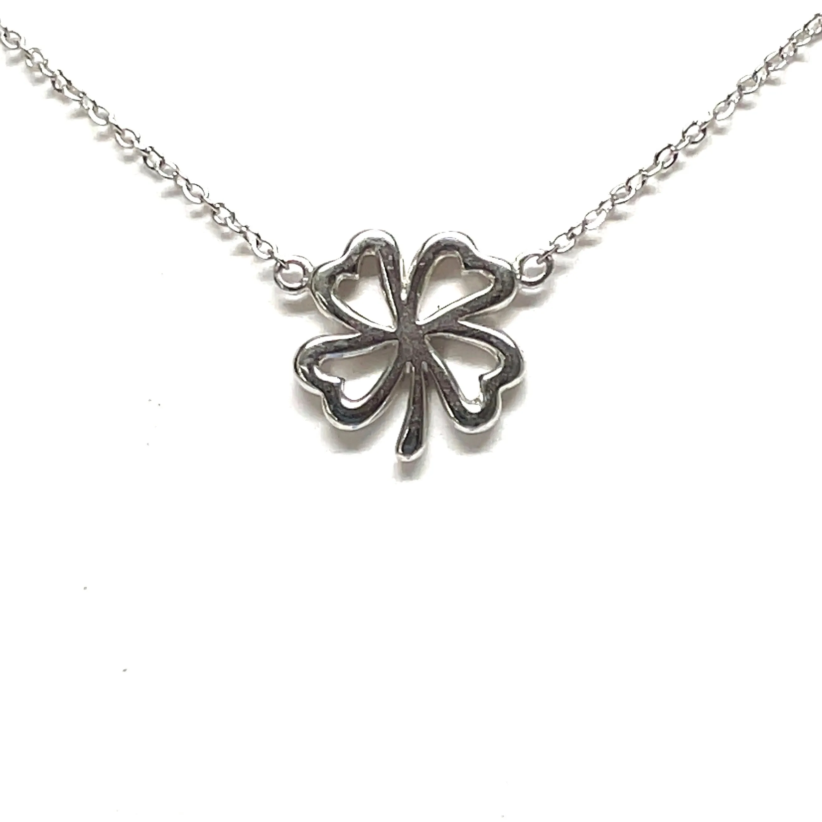 Delicate Four Leaf Clover Necklace