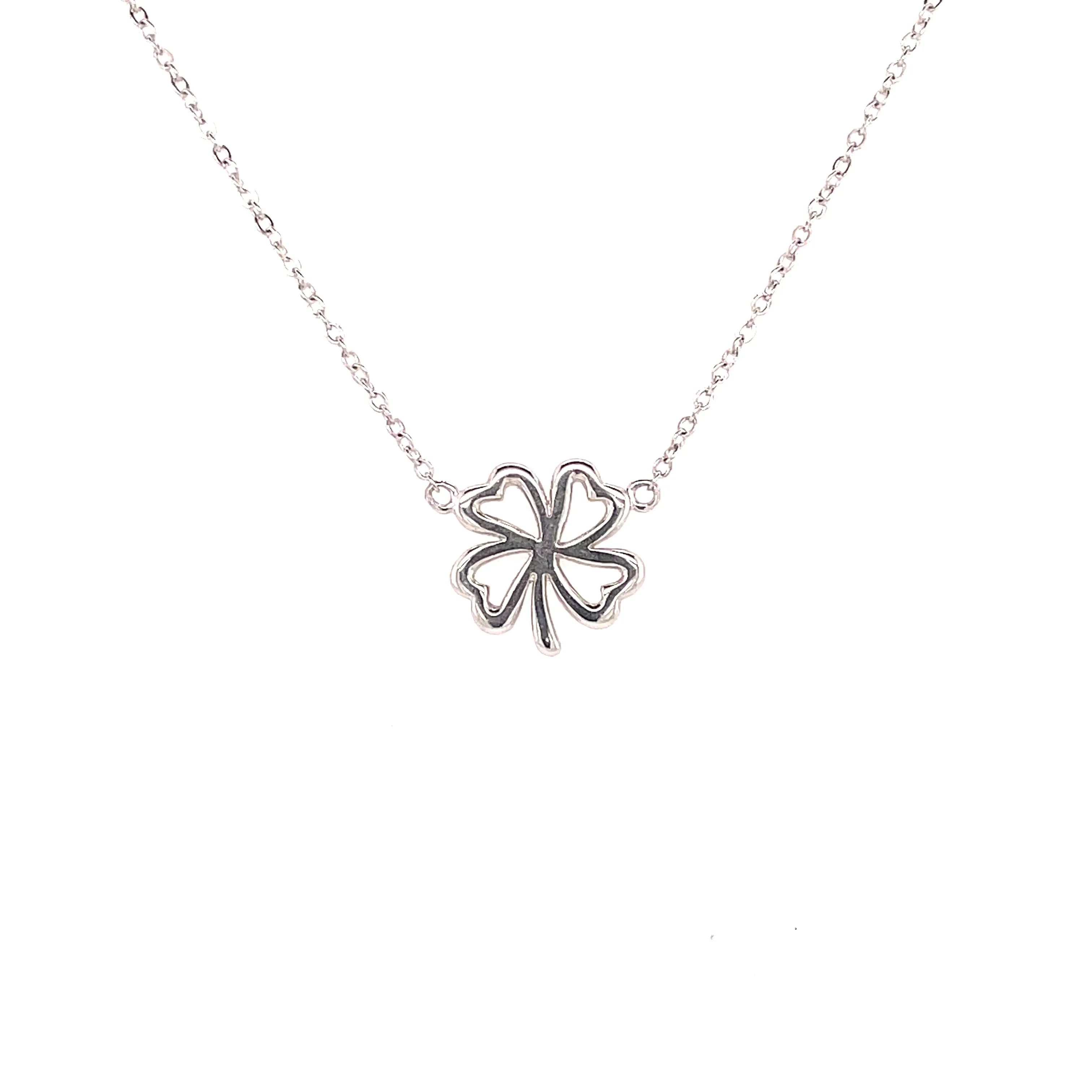 Delicate Four Leaf Clover Necklace