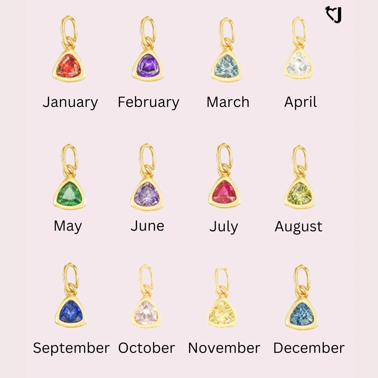 Delicate Vermeil Birthstone Necklace