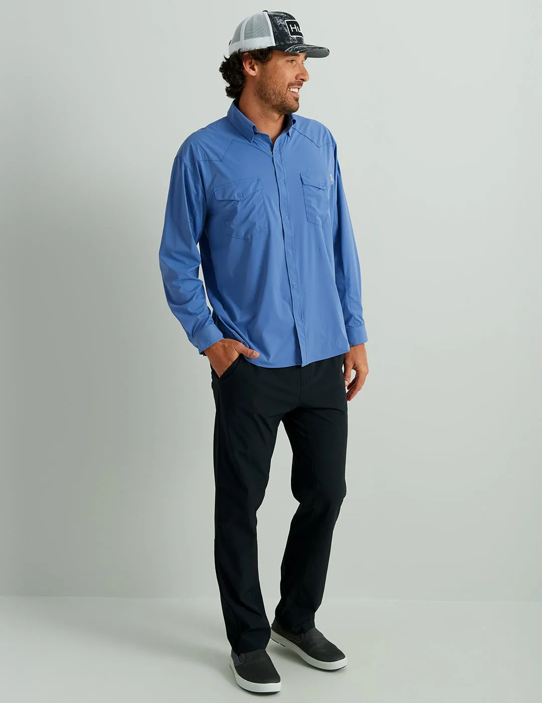 Diamond Back Button-Down