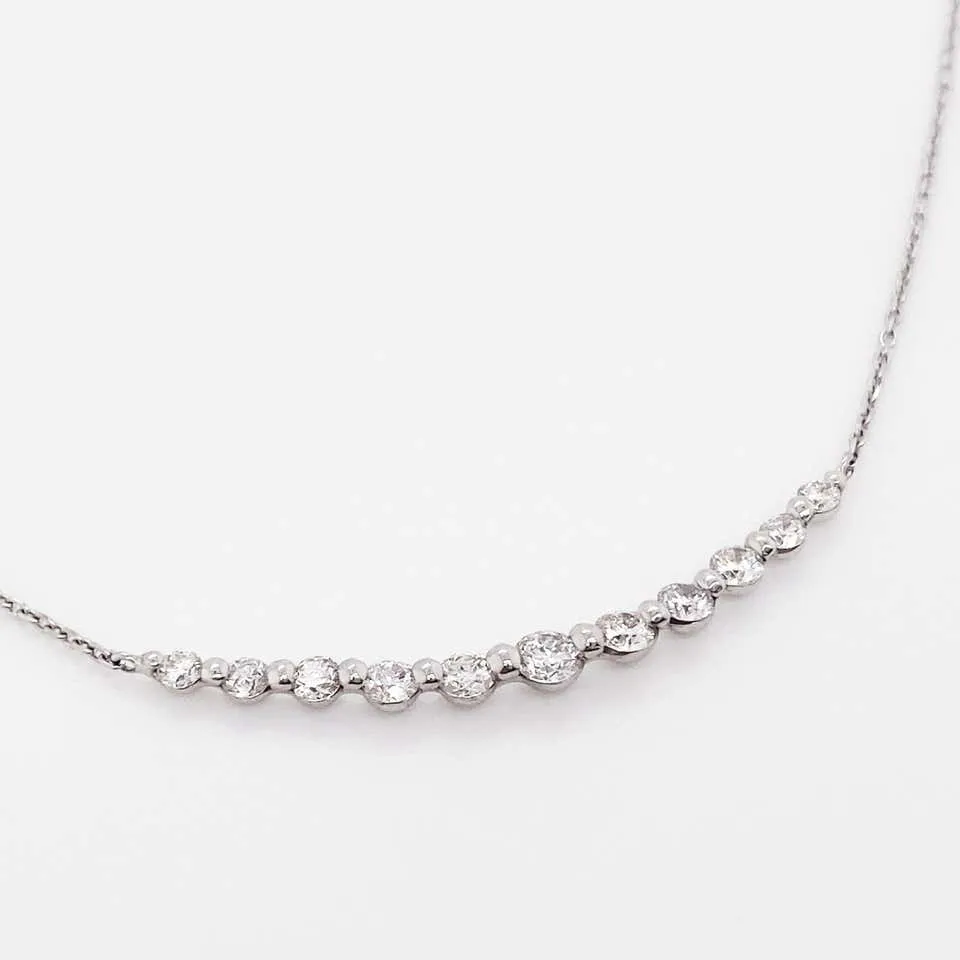 Diamond Bar Necklace