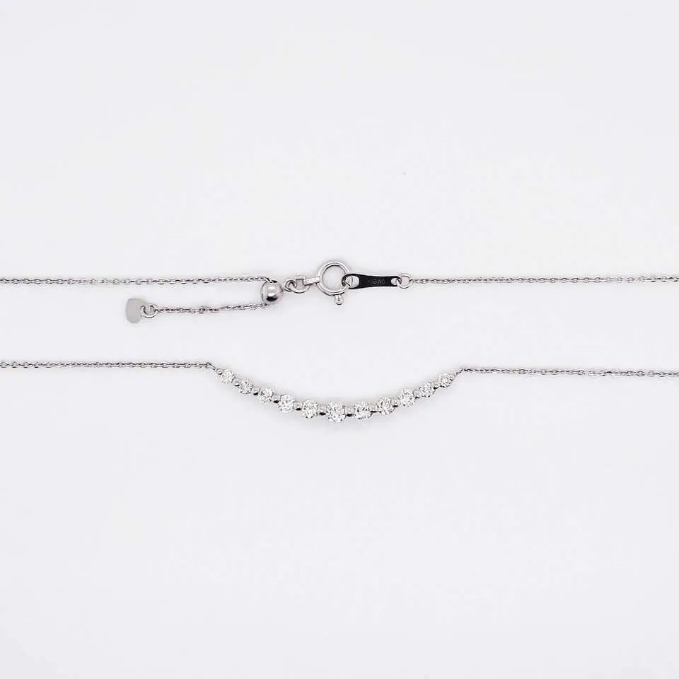 Diamond Bar Necklace