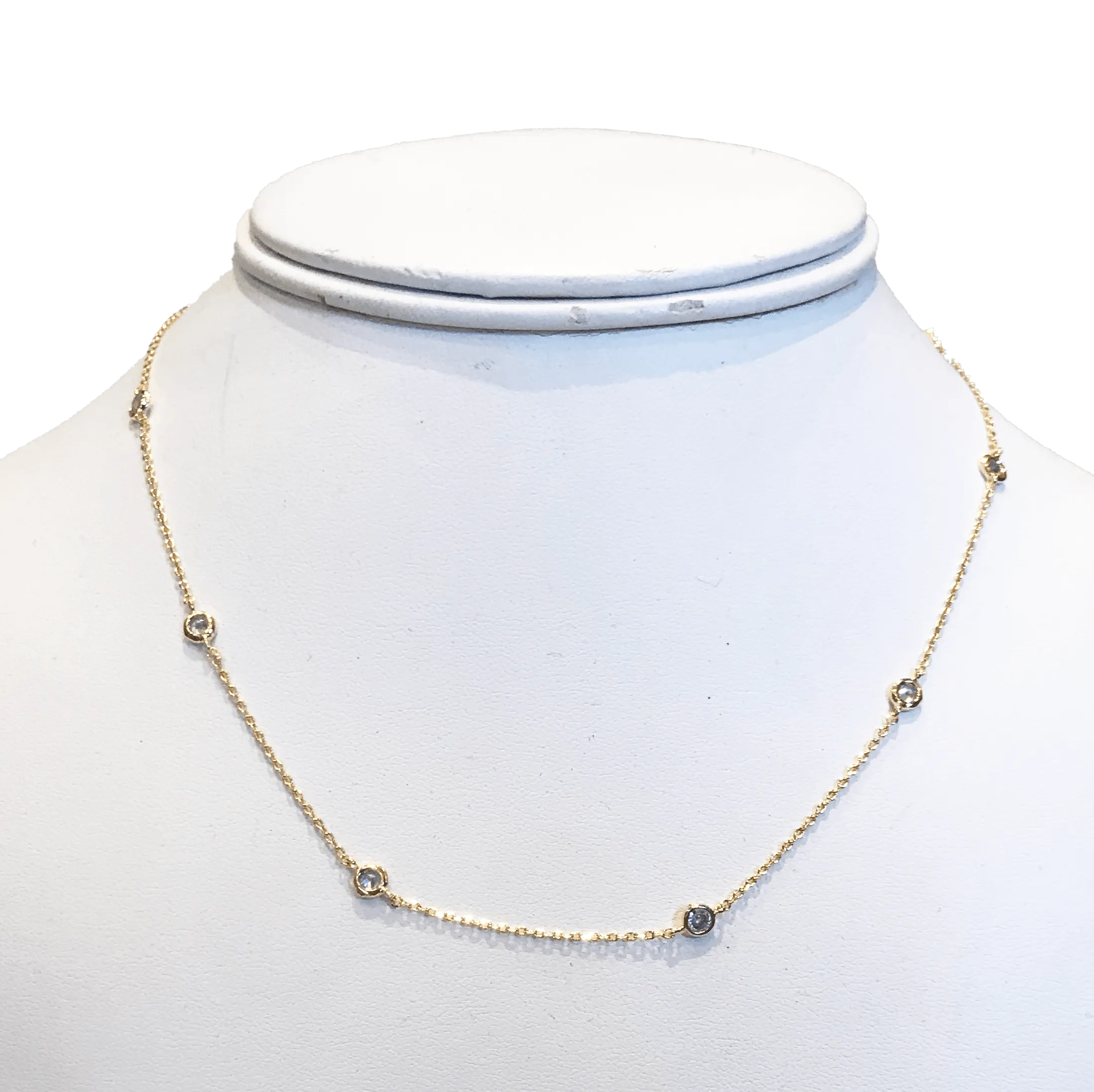 Diamond By The Yard Necklace (more colors)