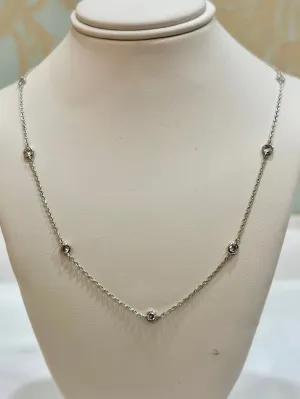 Diamond By The Yard Necklace (more colors)
