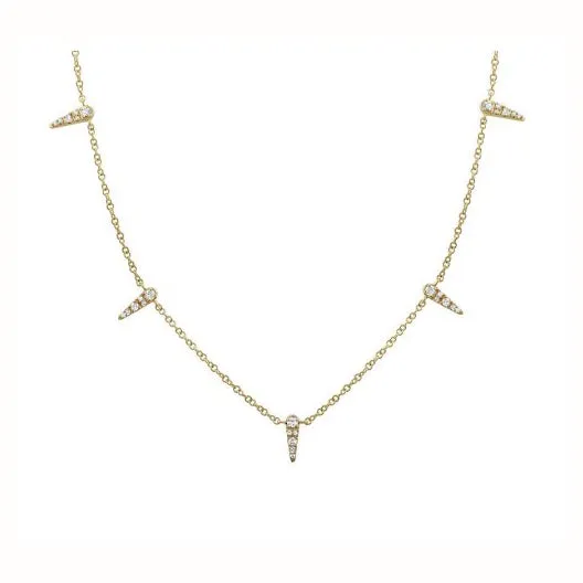 Diamond Dagger Necklace