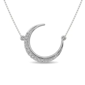 Diamond Moon Necklace