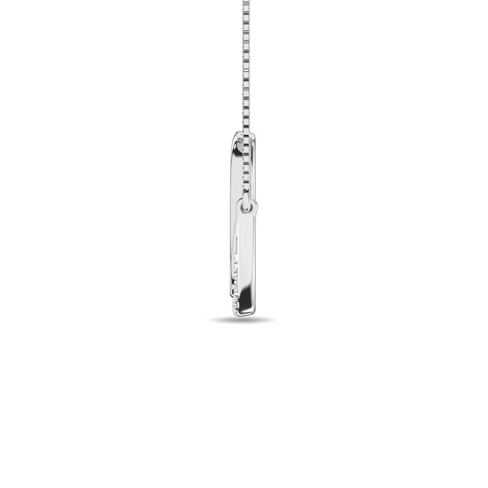 Diamond Moon Necklace