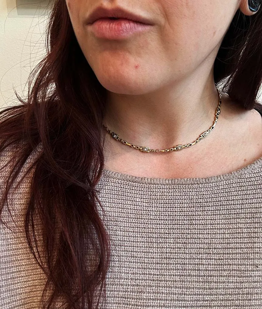 Diamond Path Necklace