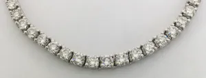 Diamond Tennis Necklace - 20.70 Cts. (14K)