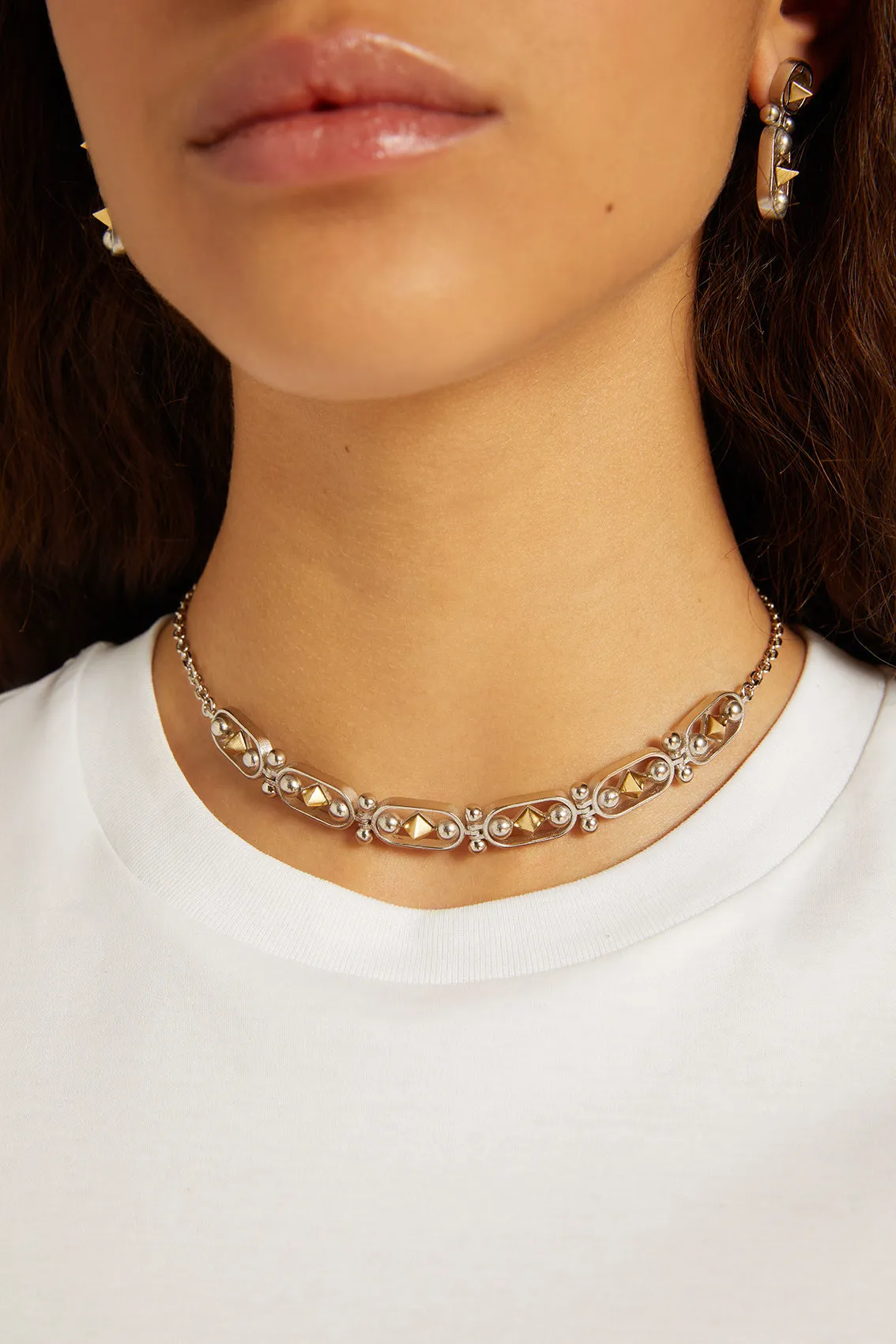 DIAMONDS & PEARLS NECKLACE
