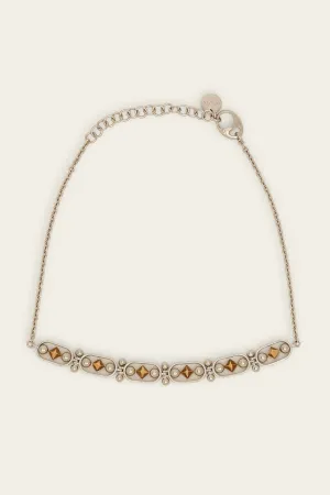DIAMONDS & PEARLS NECKLACE