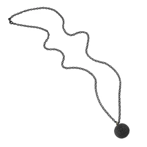 Disco Spinel Ball Necklace
