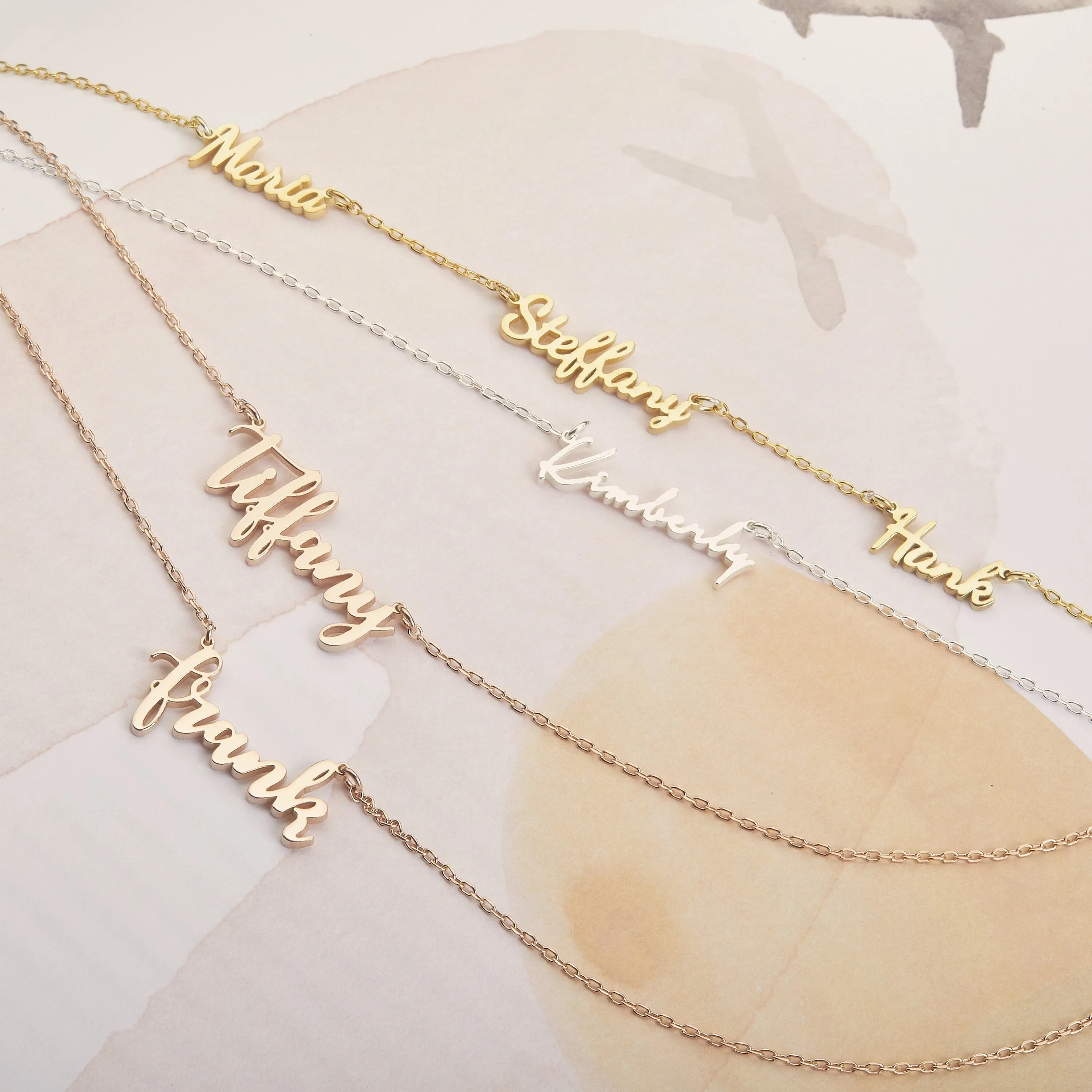 Double Name Necklace