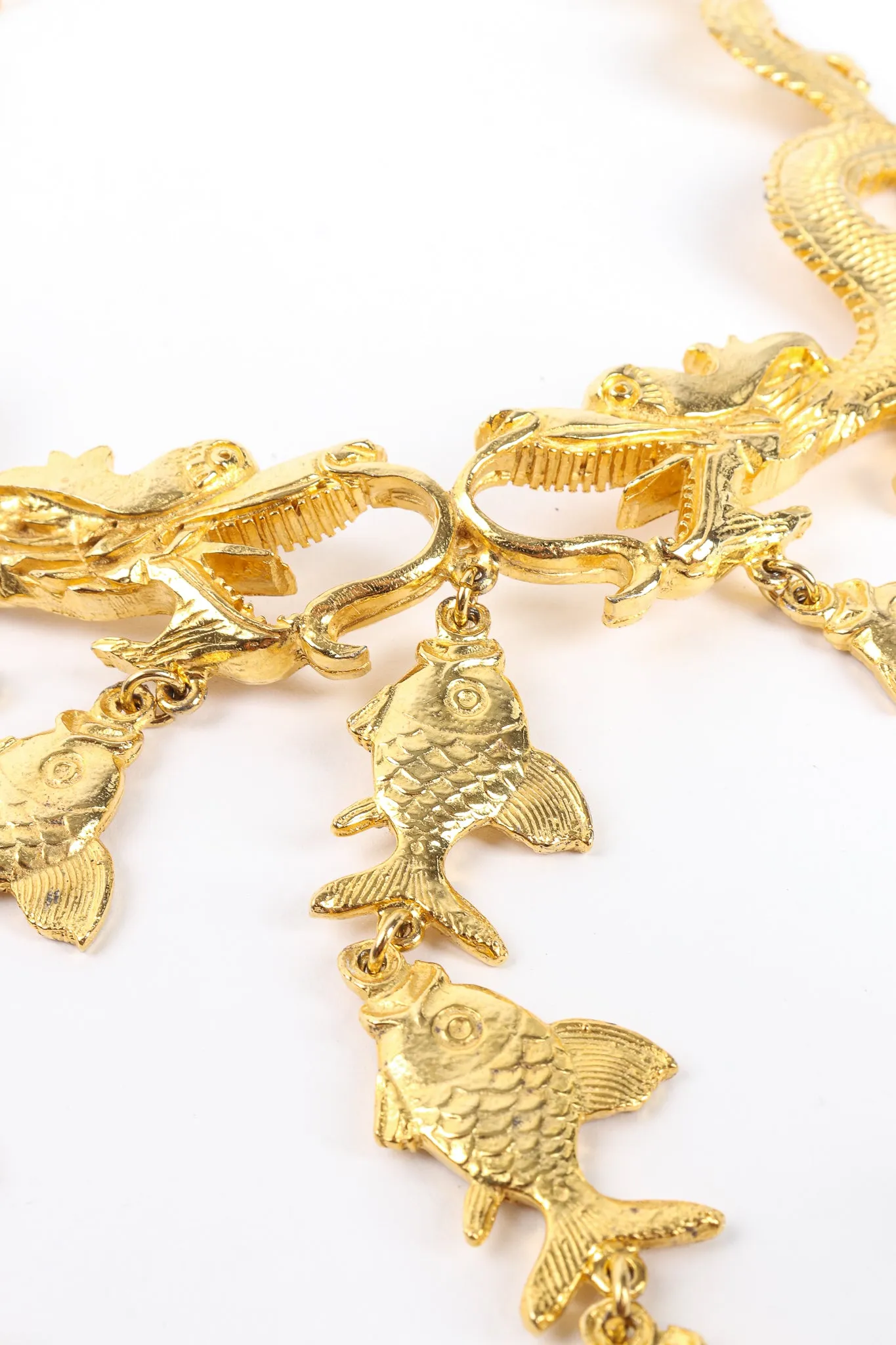 Dragon & Fish Collar Necklace