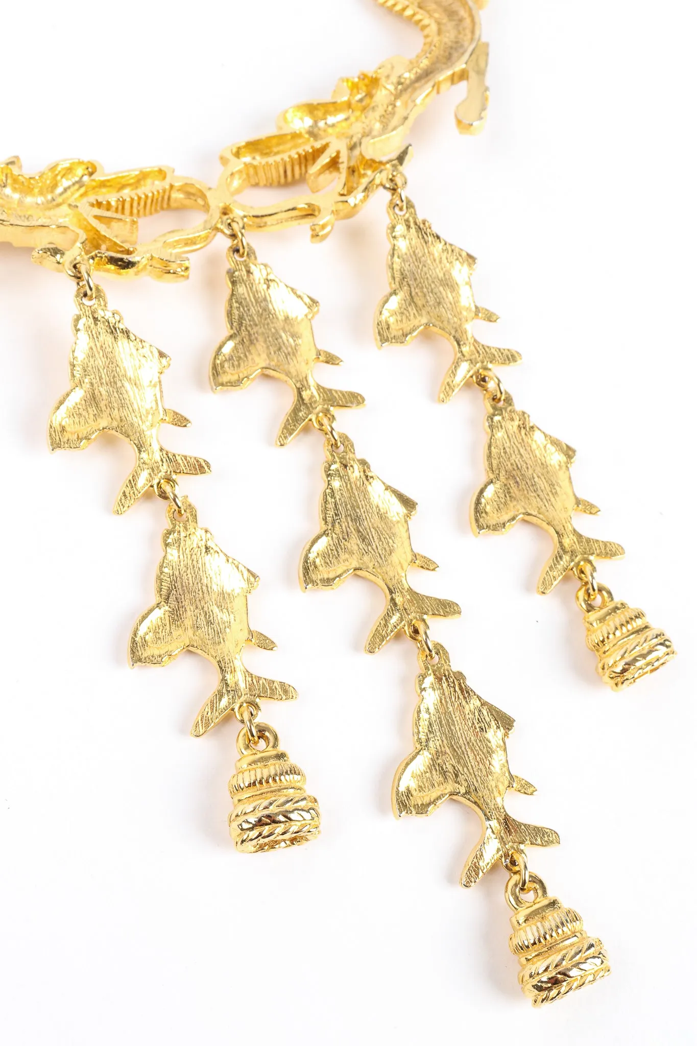 Dragon & Fish Collar Necklace