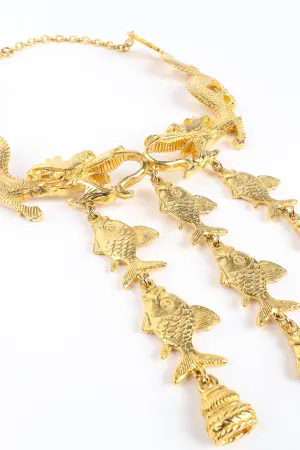 Dragon & Fish Collar Necklace