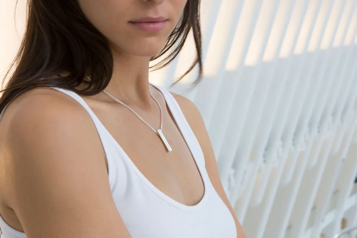 E - Long Pendant Necklace