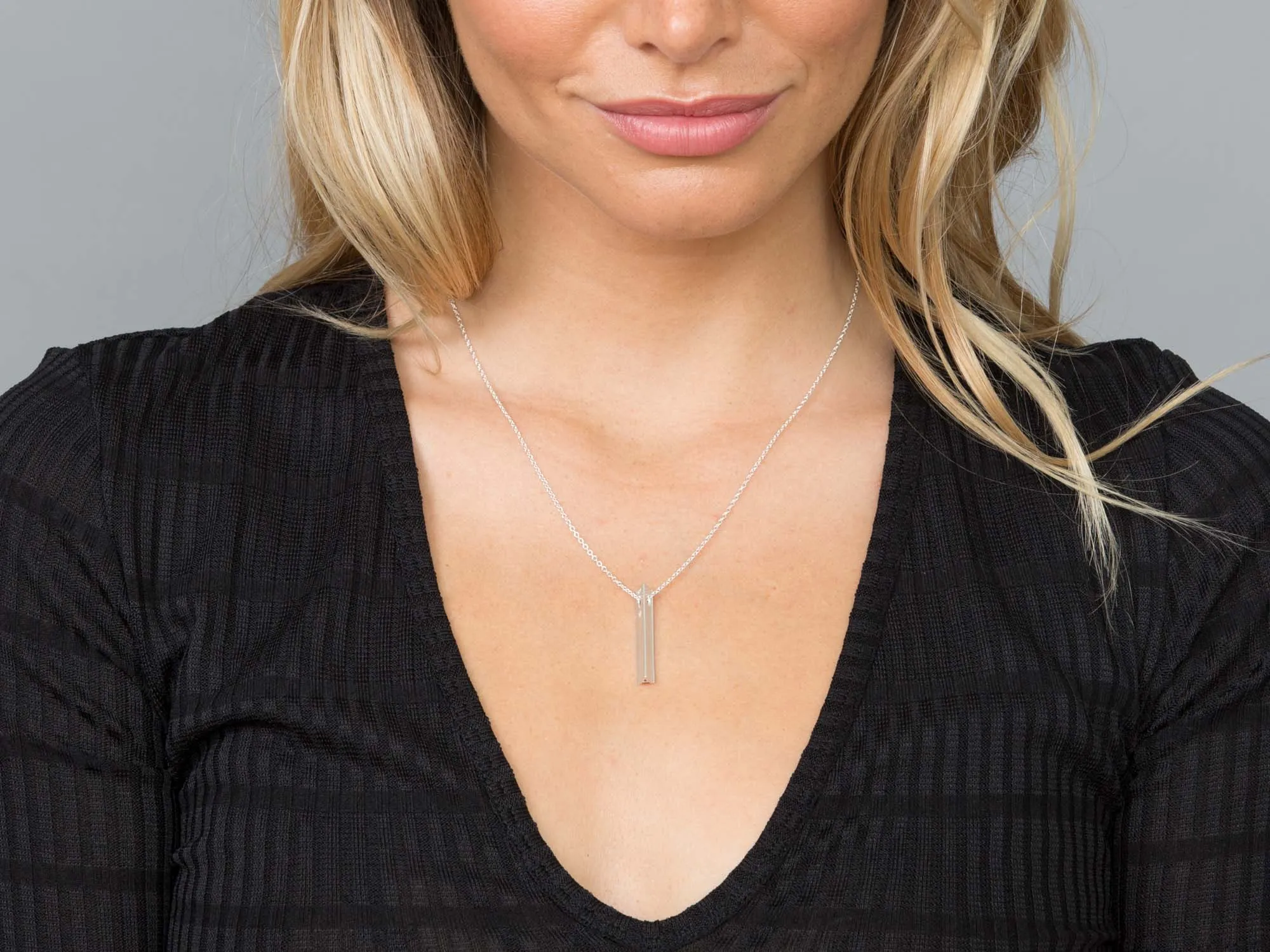 E - Long Pendant Necklace