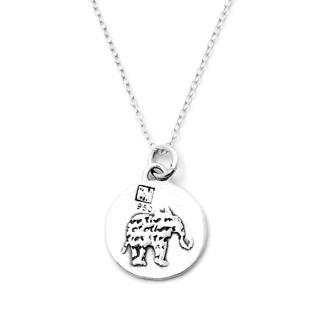 Elephant Necklace (Strength)-D36SM