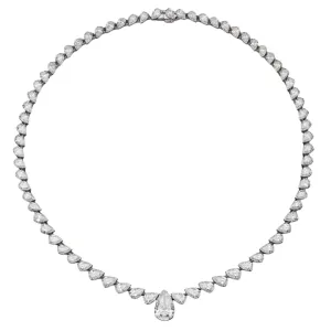 Elysian Pear Eternity Necklace