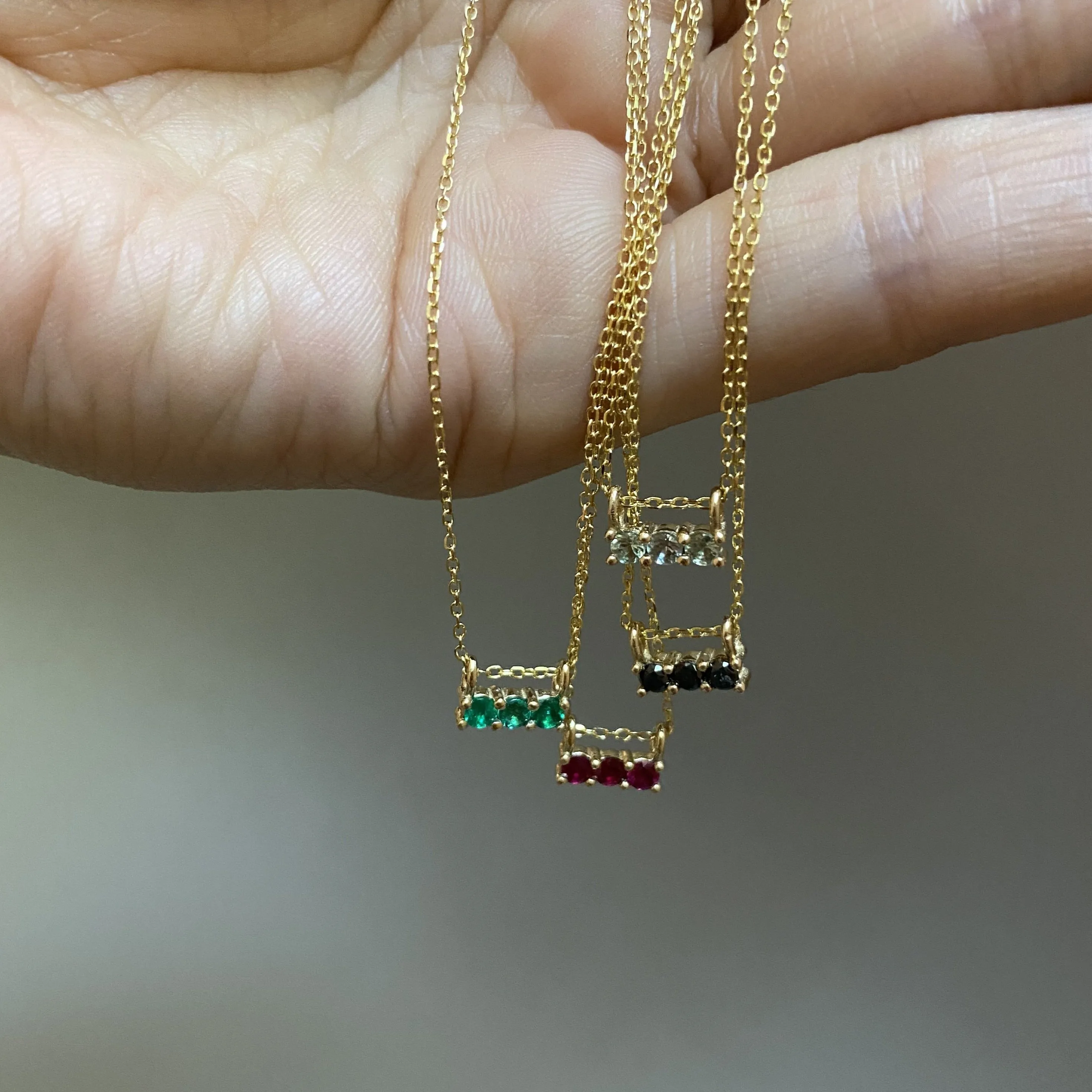 Emerald 3S Necklace