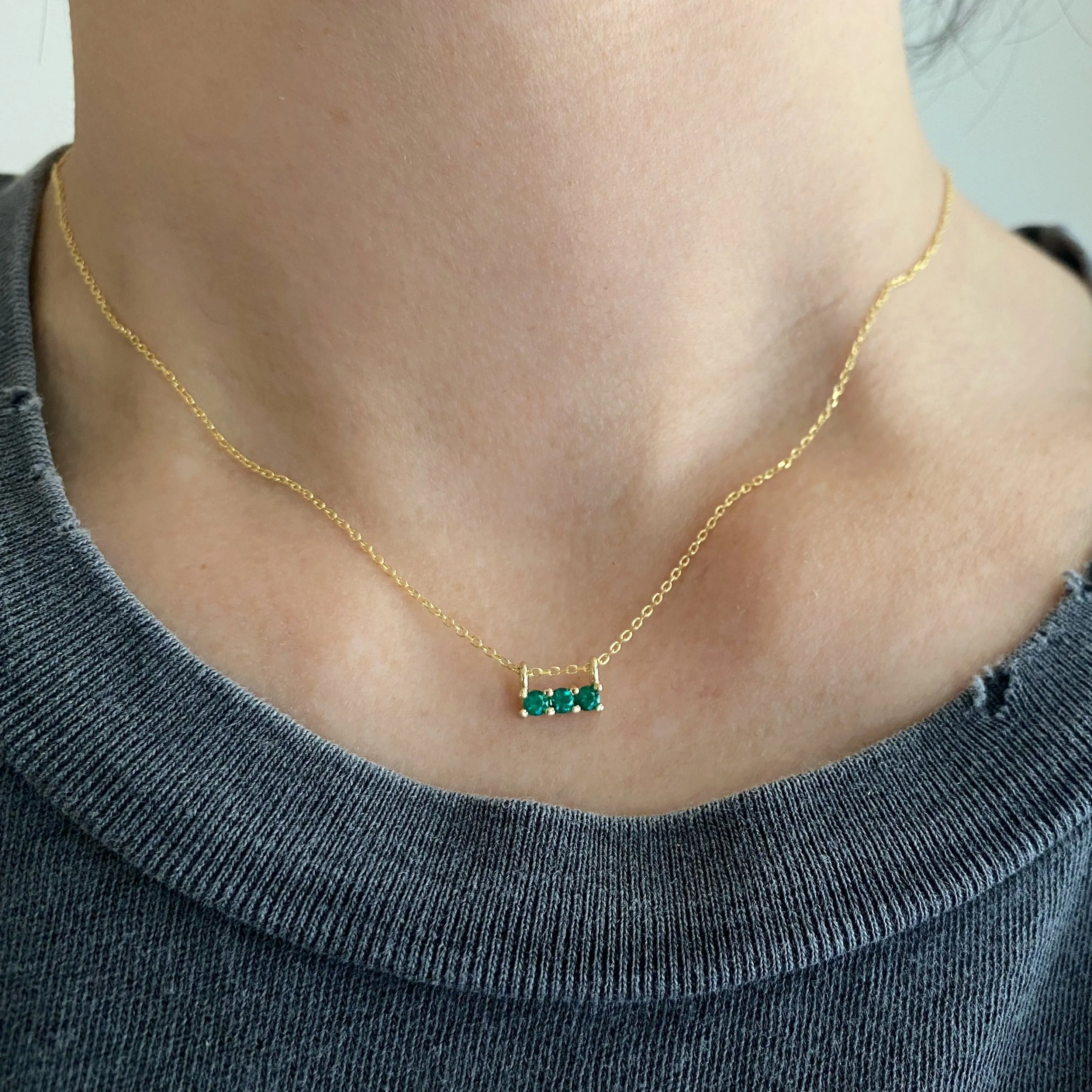 Emerald 3S Necklace
